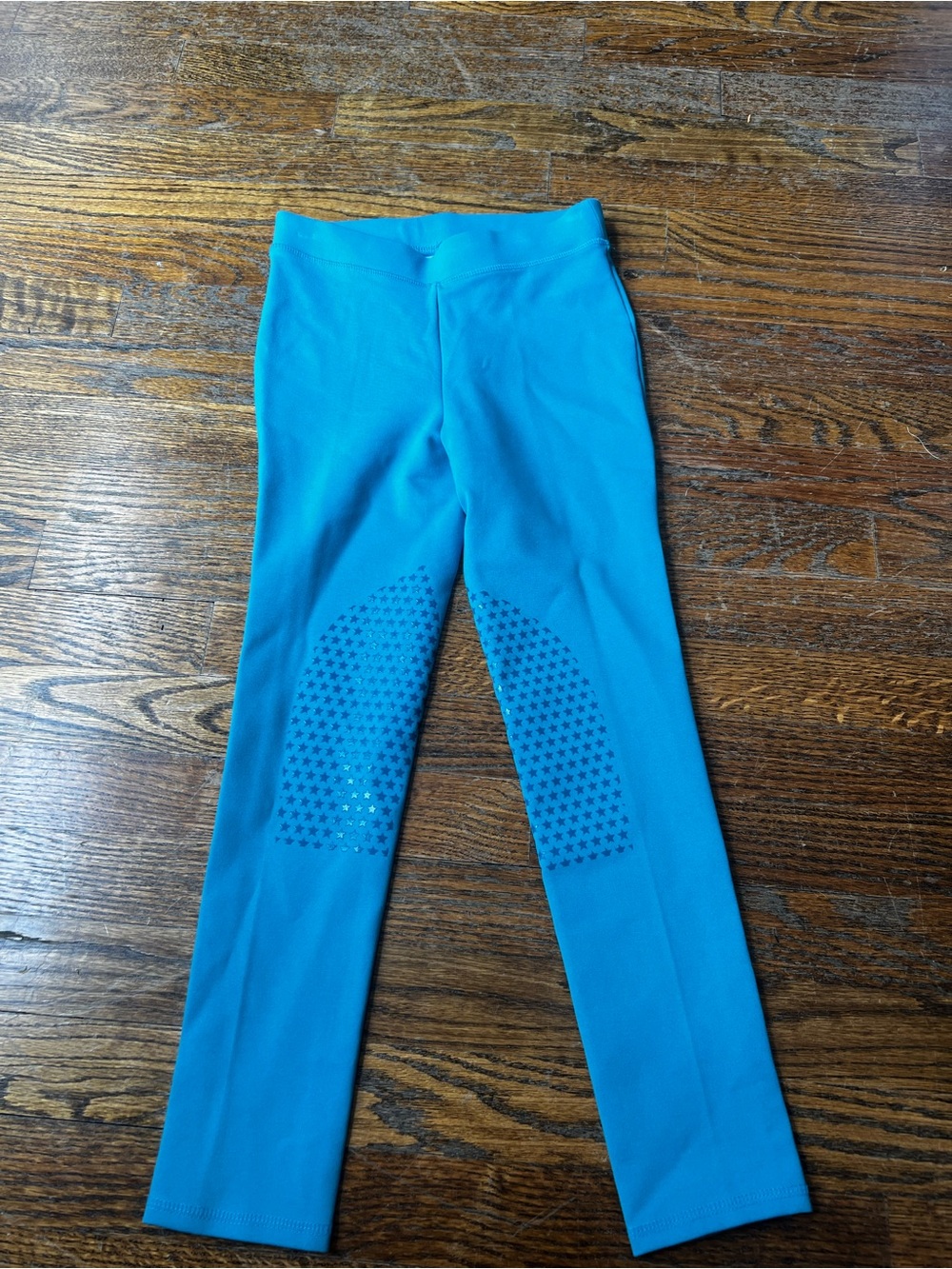 Equistar girl’s teal Blue Riding Tights